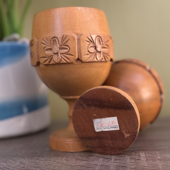 Pair of Vintage Mid-Century Modern Tiki Bar Drinkware/Decor - Picture 10 of 10